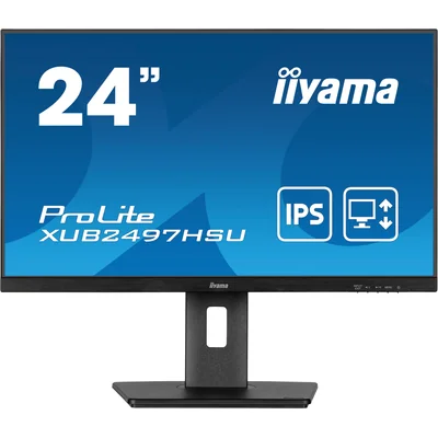 iiyama ProLite XUB2497HSU-B2 monitor 24" IPS LED 1ms 100Hz /HDMI DP / Flicker-Free
