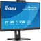 iiyama ProLite XUB2790QSUH-B2 Monitor 27" IPS QHD LED 0,4 ms 100 Hz / HDMI DP / Windows Hello Kamera und Mikrofon