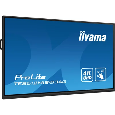 iiyama TE8612MIS-B3AG interactive screen 86" VA LED 4K /VGA, 3xHDMI, USB-C/ iiware10, Android11, WiFi6, Lan, DMS, 24/7, 7h