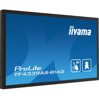 iiyama TF4339AS-B1AG interaktiver Präsentationsmonitor 43" IPS LED 4K /HDMI, DP, Android/ iiSignage², eShare, IP65, 24/7