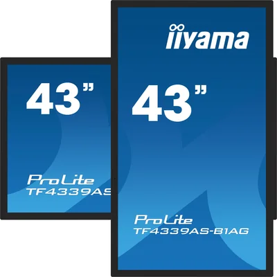 iiyama TF4339AS-B1AG interaktiver Präsentationsmonitor 43" IPS LED 4K /HDMI, DP, Android/ iiSignage², eShare, IP65, 24/7