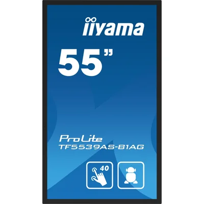 iiyama TF5539AS-B1AG interactive presentation monitor 55" IPS LED 4K /HDMI, DP, Android/ iiSignage², eShare, IP65, 24/7