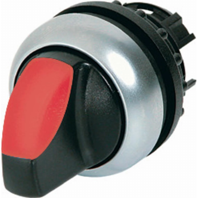 Illuminated 2-position latching switch, red, M22-WRLK-R