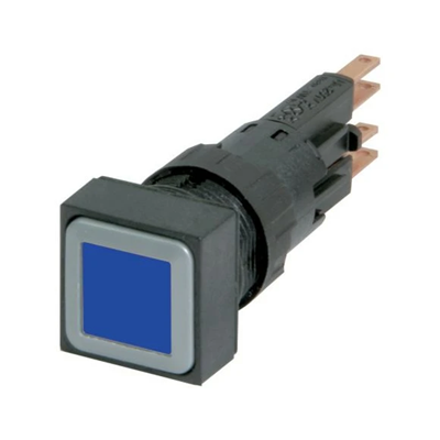 Illuminated button drive, blue, Q18LTR-BL/WB