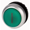 Illuminated button drive, green i, M22-DRLH-G-X1