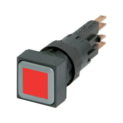 Illuminated button drive, red, Q18LT-RT/WB