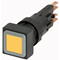 Illuminated button drive, yellow, Q18LT-GE/WB