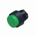 Illuminated protruding drive without self-return type PUSH-PUSH green 627/WLP