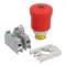 Illuminated universal safety button 1 NO contact 1 NC contact