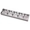 IMPRESJA 5-gang titanium wall-mounted installation box