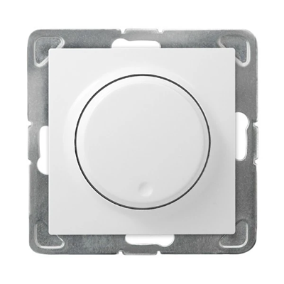 IMPRESJA Dimmer universale per carichi incandescenti, luminosi e LED, bianco