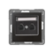 IMPRESJA Double telephone socket IMPRESJA anthracite