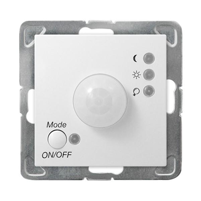 IMPRESJA Electronic motion sensor, frameless golden metallic