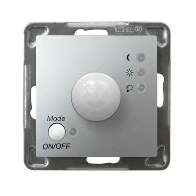 IMPRESJA Elektronischer Bewegungssensor, rahmenlos, silber