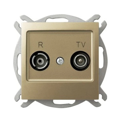 IMPRESJA Final RTV socket gold metallic