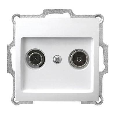 IMPRESJA Pass-through RTV socket ZAP-10 ecru