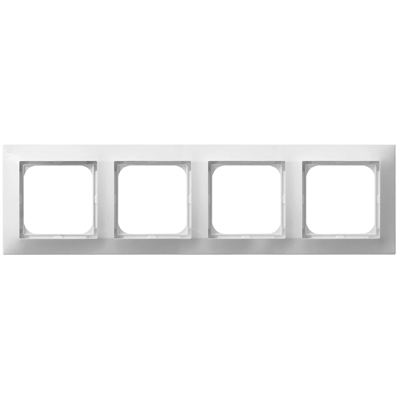 IMPRESJA Quadruple white frame