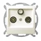 IMPRESJA RTV-SAT-Buchse, final ecru