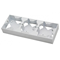 IMPRESJA Silver wall-mounted triple junction box