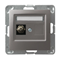 IMPRESJA Single equipotential socket IMPRESJA titanium