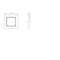 IMPRESJA Single frame for switches IP44 golden metallic