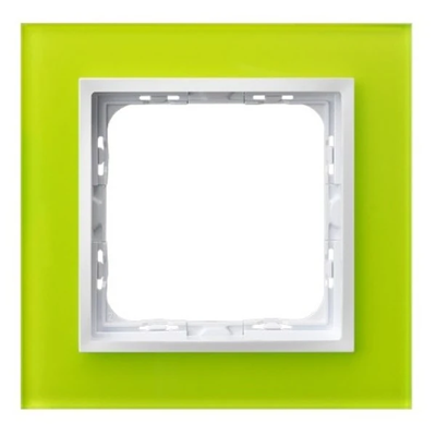 IMPRESJA Single glass frame + white frame