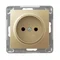 IMPRESJA Single golden metallic socket