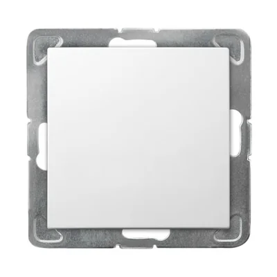 IMPRESJA Single-pole gold metallic switch, without a frame