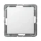 IMPRESJA Single-pole white switch, without a frame