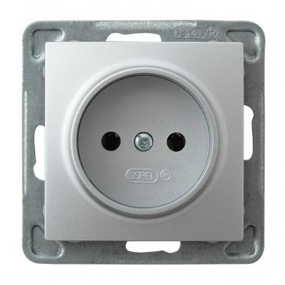 IMPRESJA Single silver socket