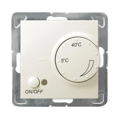 IMPRESJA Temperature controller with ecru overhead sensor