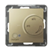 IMPRESJA Temperature regulator with an outdoor sensor golden metallic