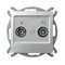 IMPRESJA Terminal RTV socket ZAK-10 silver