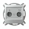 IMPRESJA Terminal RTV socket ZAK-10 silver