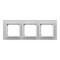 IMPRESJA Triple cadre en verre blanc + cadre blanc