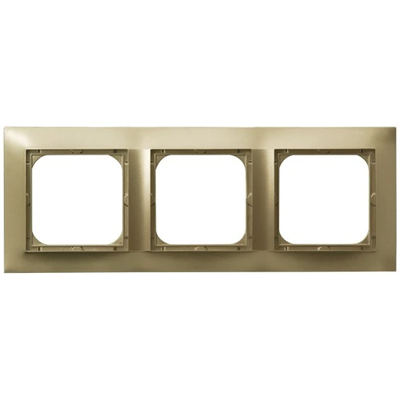IMPRESJA Triple golden metallic frame