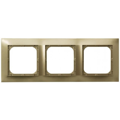 IMPRESJA Triple golden metallic frame