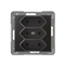 IMPRESJA Triple socket IMPRESJA EURO anthracite