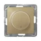 IMPRESJA Universal dimmer for incandescent, incandescent and LED loads, golden metallic