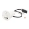 INCARA: DISQ 80 - 2P+Z / USB A+C / SALIDA DE CABLE - 0,5 M WIELAND-WHITE