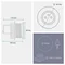 INCARA : DISQUE 80 - 2P+Z / USB A+C / SORTIE CÂBLE - 0,5 M WIELAND-BLANC