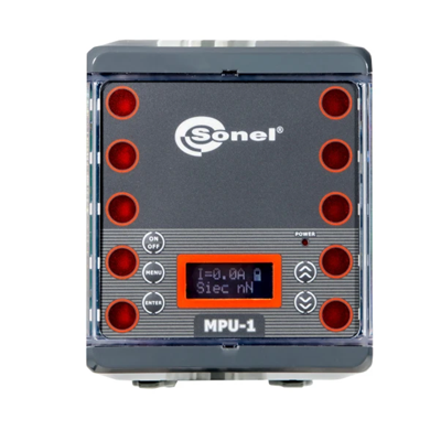 Indicador de alarma de corriente de fuga MPU-1