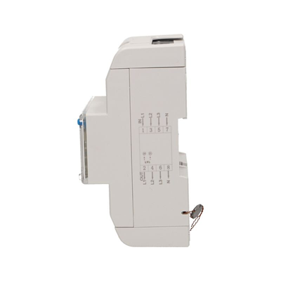 Indicador de electricidad trifásico, 3x20(120)A 400V IP20, blanco