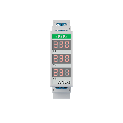 Indicador de voltaje trifásico WNC-3