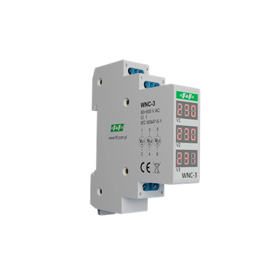 Indicador de voltaje trifásico WNC-3