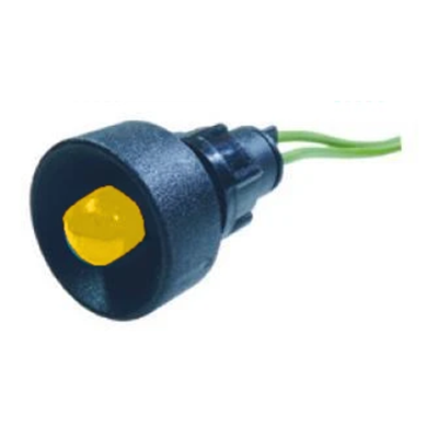 Indicador LED, cubierta de 10 mm, 24V