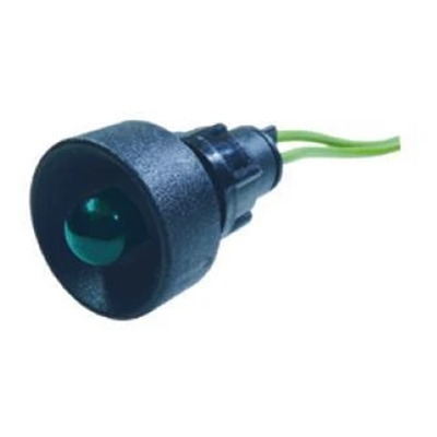 Indicador LED, cubierta de 10 mm, 24V