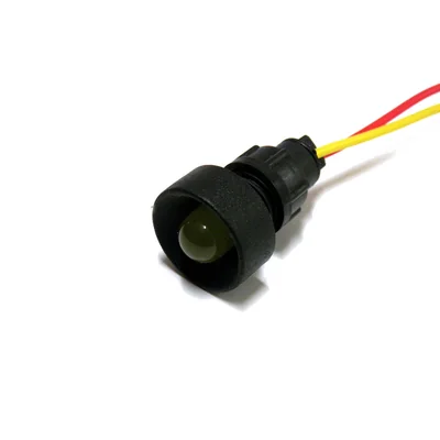 Indicador LED, cubierta de 10 mm, 24V