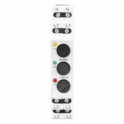 Indicateur d'alimentation protégé par 3 fusibles 230/400 V AC 6 A