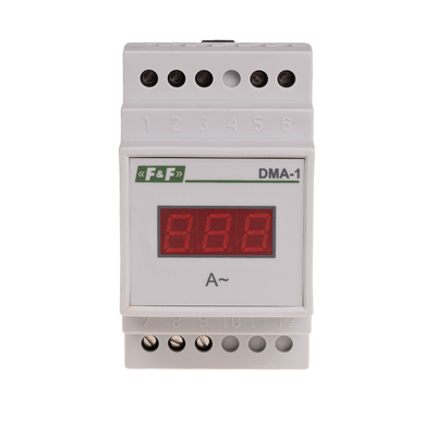 Indicateur de courant numérique, monophasé DMA-1 true RMS, mesure indirecte 400/5A
